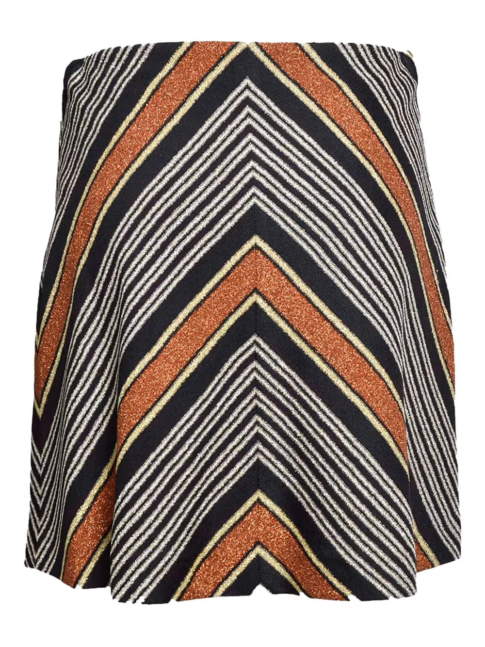 Missoni lamé mini skirt - Bruin