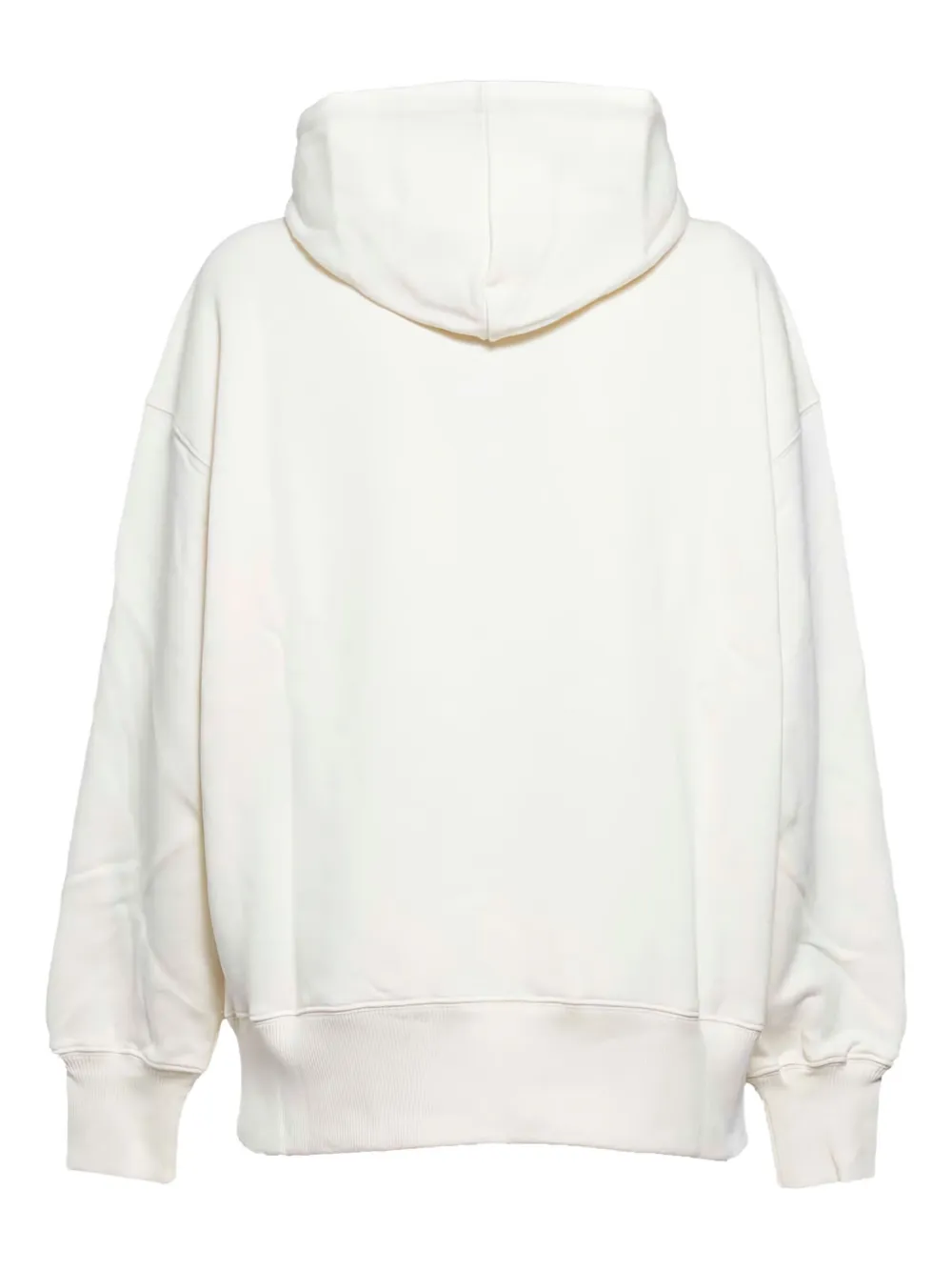 MSGM graphic-logo hoodie - Beige