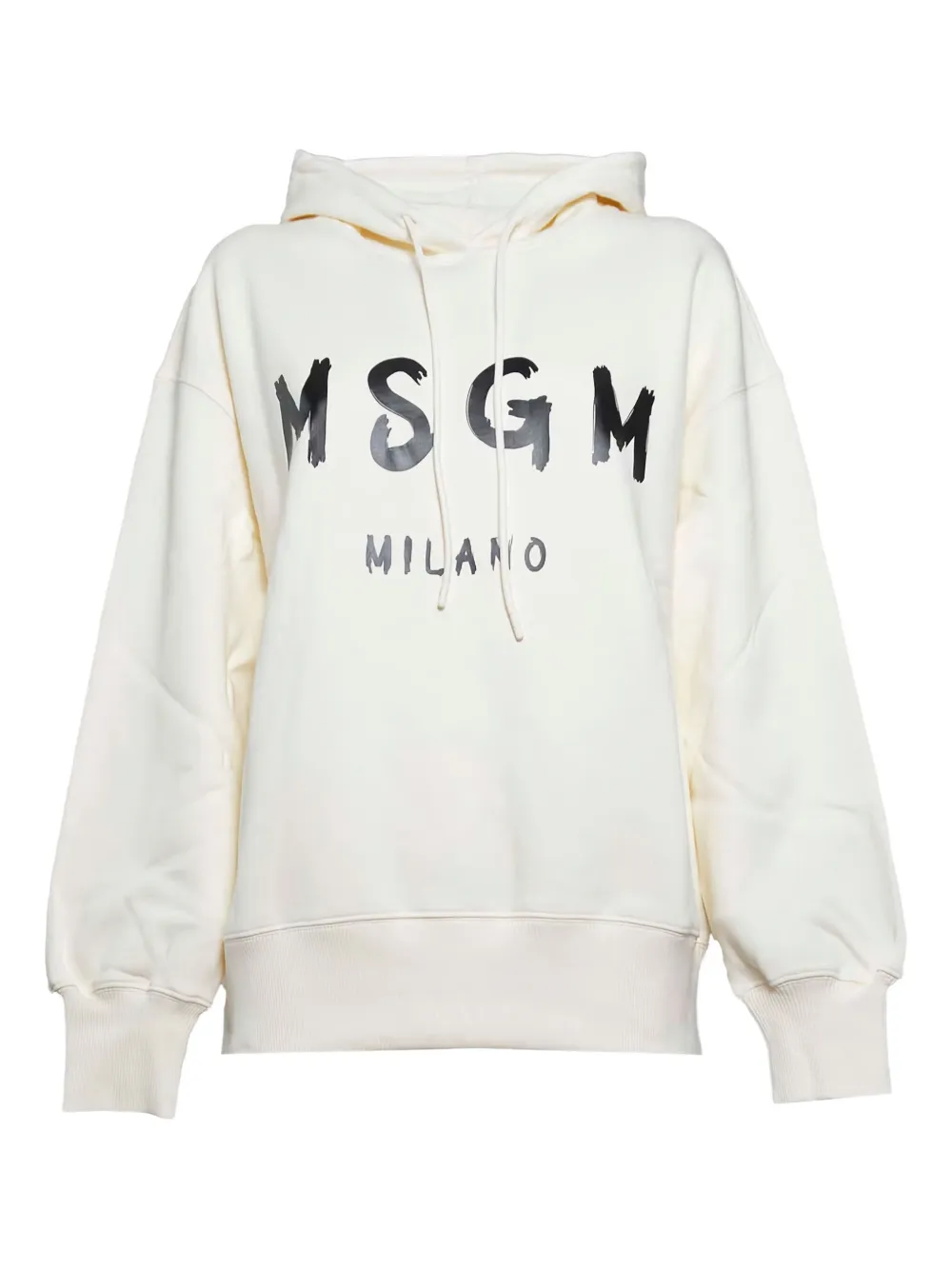MSGM Hoodie met grafisch print Beige