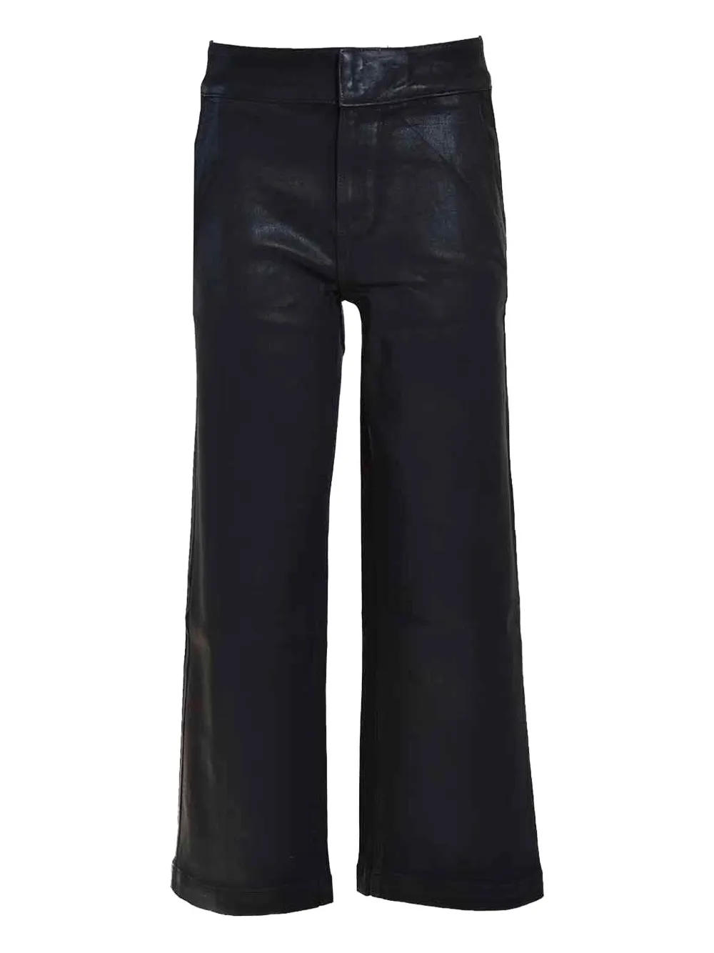 PAIGE coated-finish jeans Zwart
