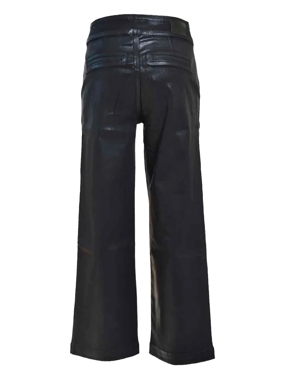 PAIGE coated-finish jeans - Zwart