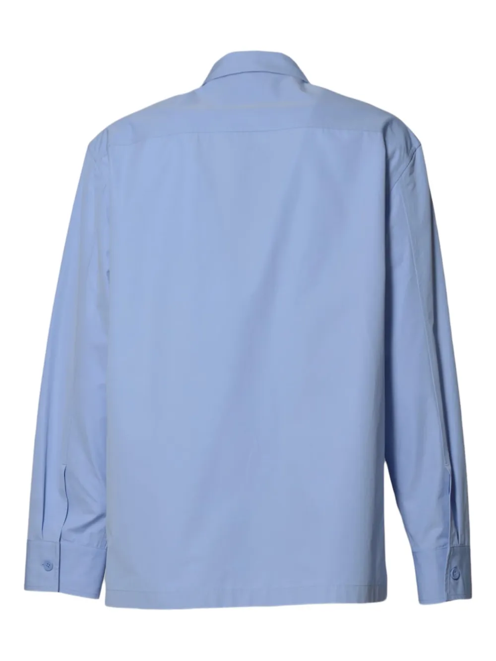 Jil Sander zip-up shirt - Blauw
