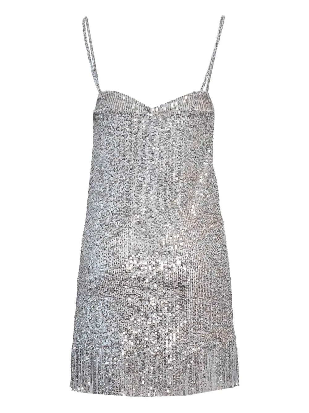Ermanno Scervino sequin-embellished mini dress - Zilver