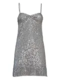 Ermanno Scervino sequin-embellished mini dress - Silver