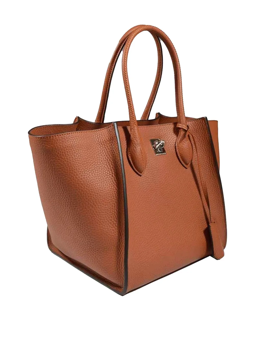 Ermanno Scervino leather tote bag - Bruin