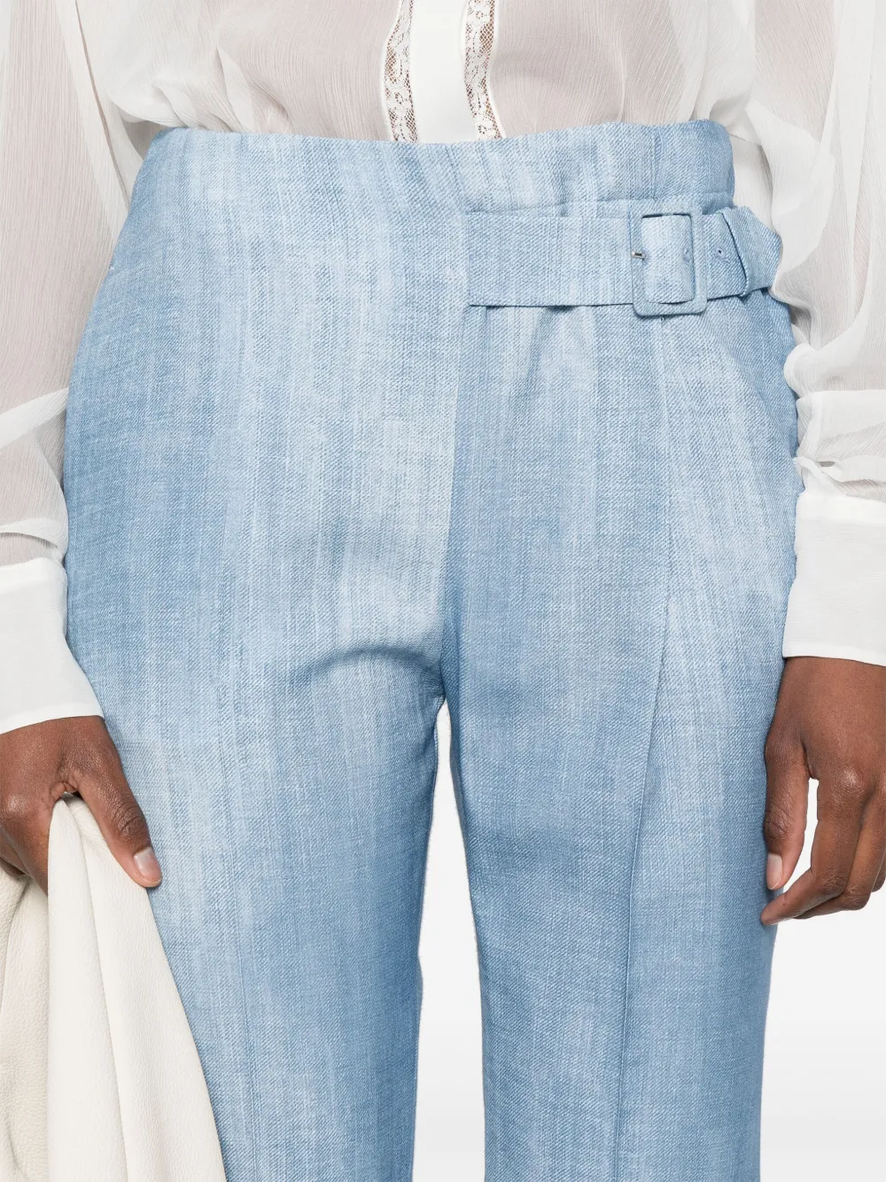ERMANNO SCERVINO DENIM TROUSERS
