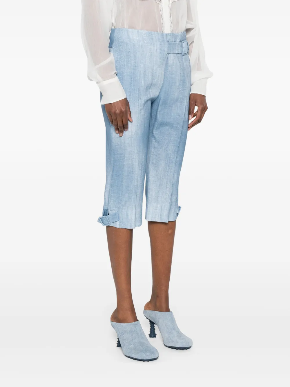 ERMANNO SCERVINO DENIM TROUSERS