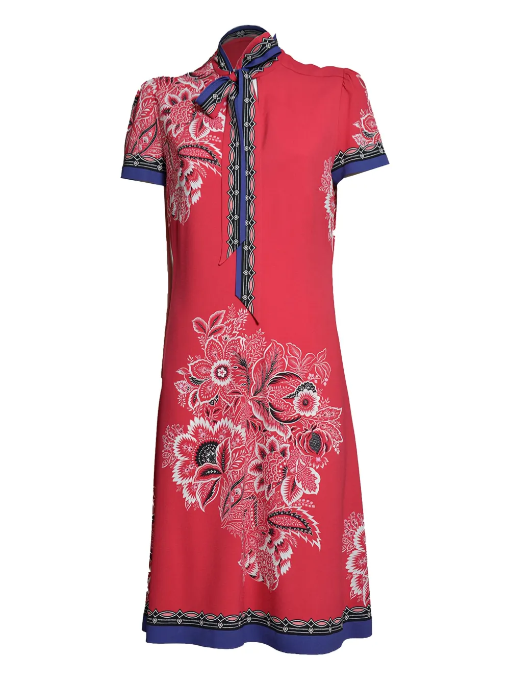 ETRO paisley-print mini dress Rood