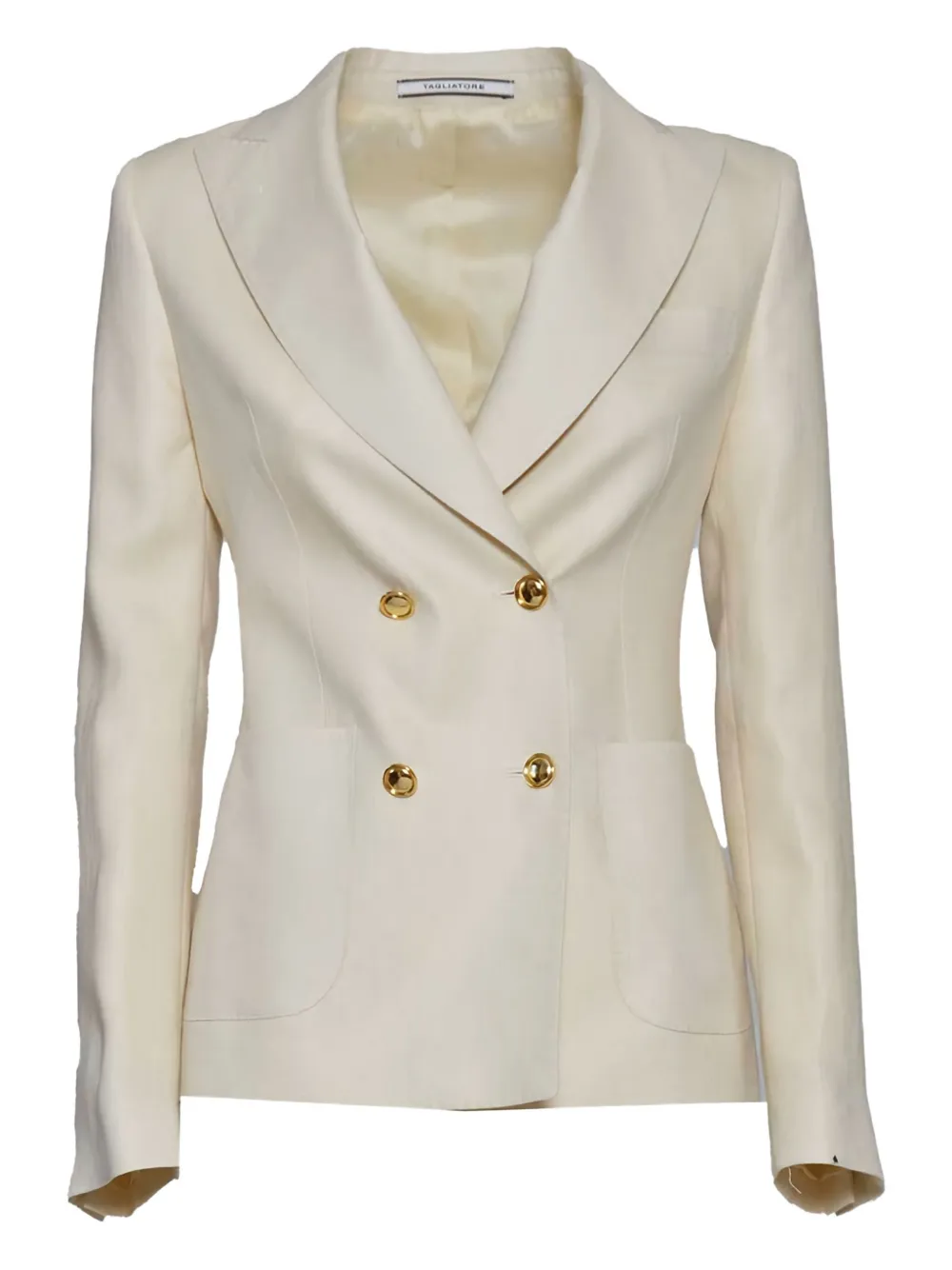 Tagliatore Blazer met dubbele rij knopen Beige