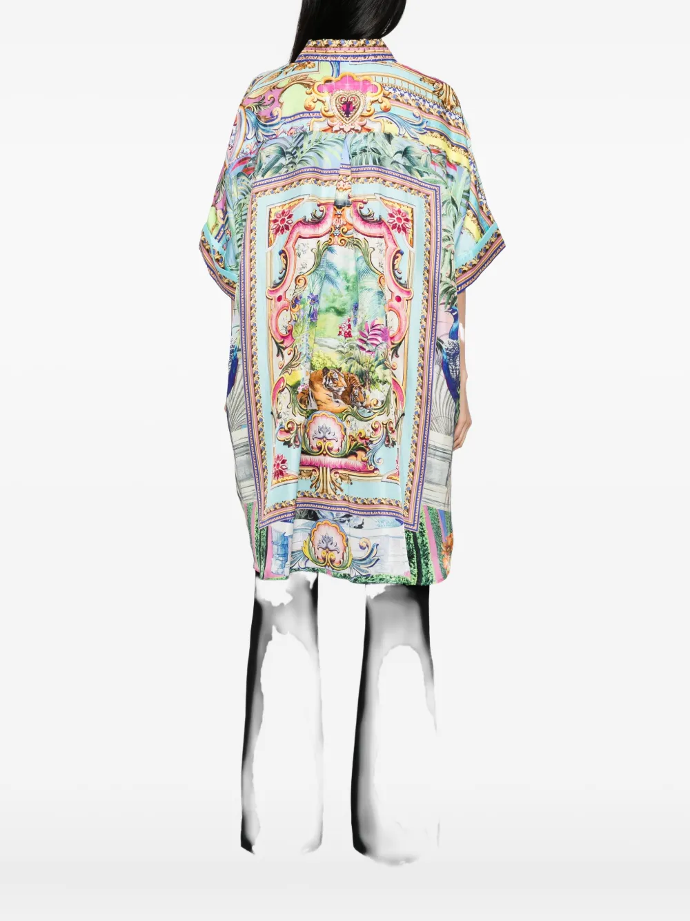 Camilla Spirit Of Santa Maria Tunic In Blue