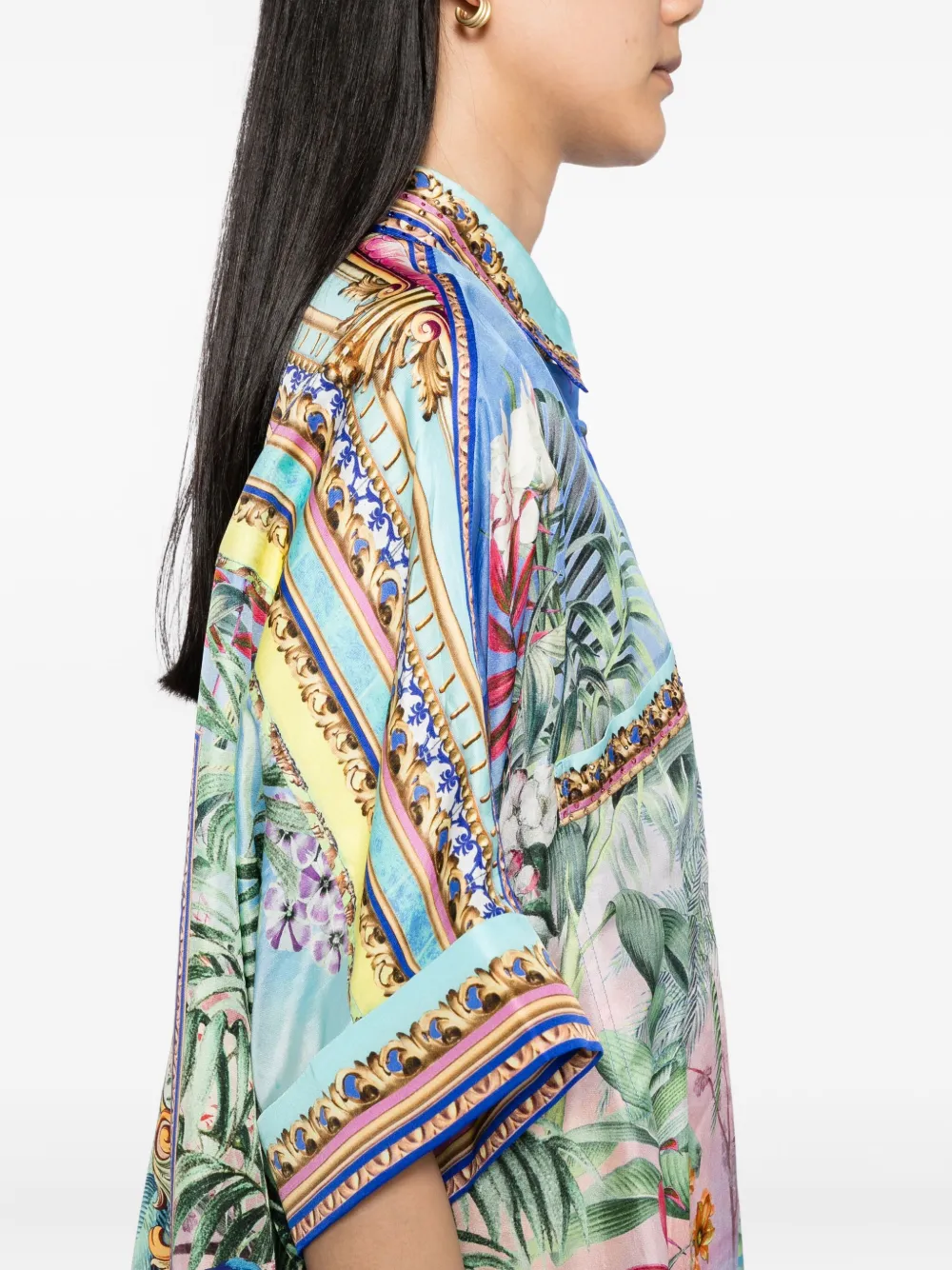 Camilla Spirit Of Santa Maria Tunic In Blue