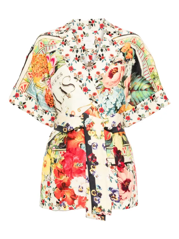 Camilla Aromatic Amor Double-breasted Jacket in Yellow