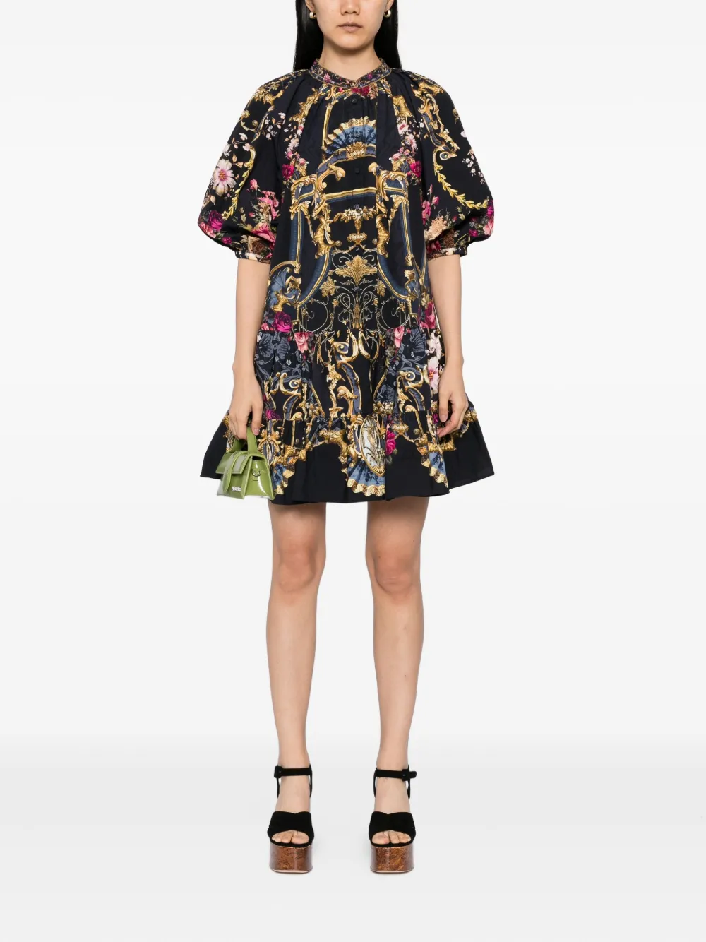 Camilla Cotton Dress In Multi