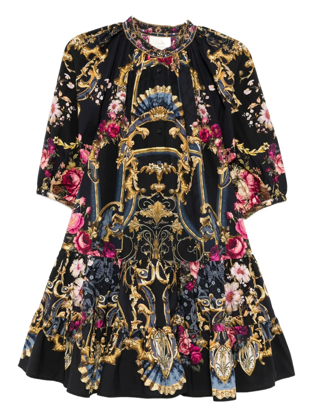 Camilla Cotton Dress In Multi
