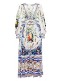 Camilla Tile Darls dress - White