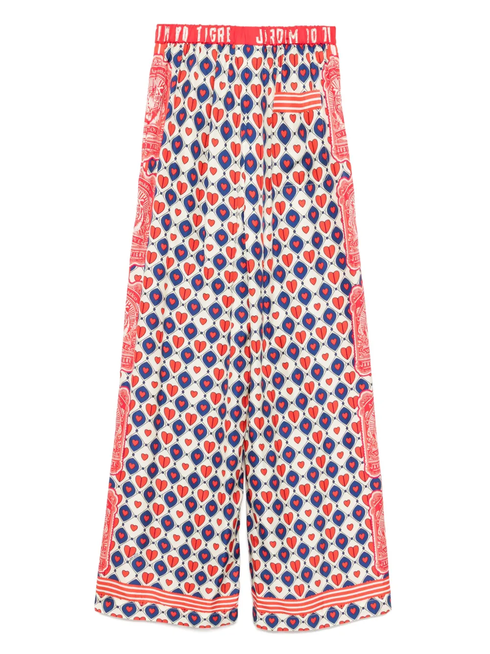 Camilla Broek met toelopende pijpen - Beige