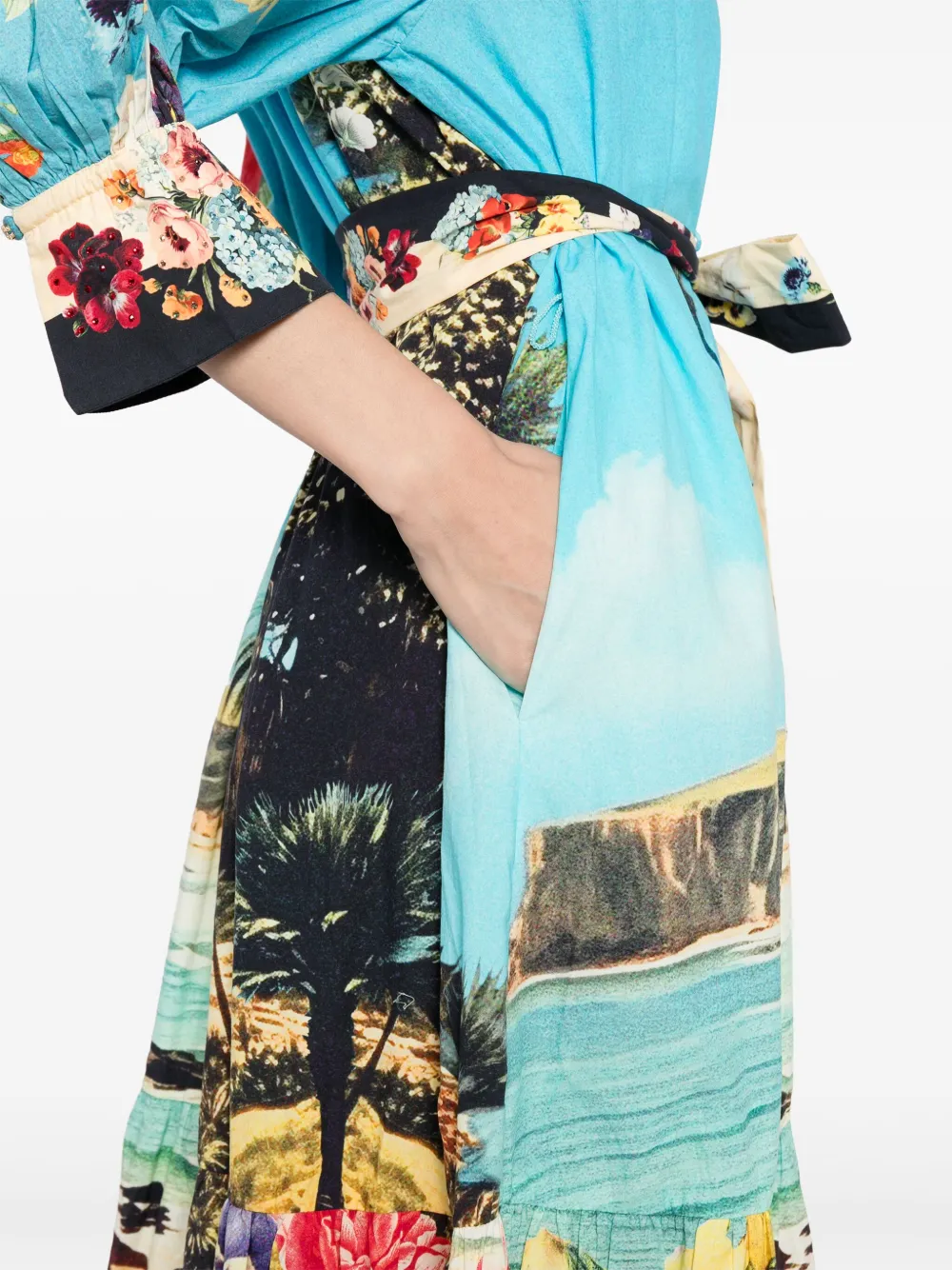 Camilla Bathing Bombshell blousejurk Blauw