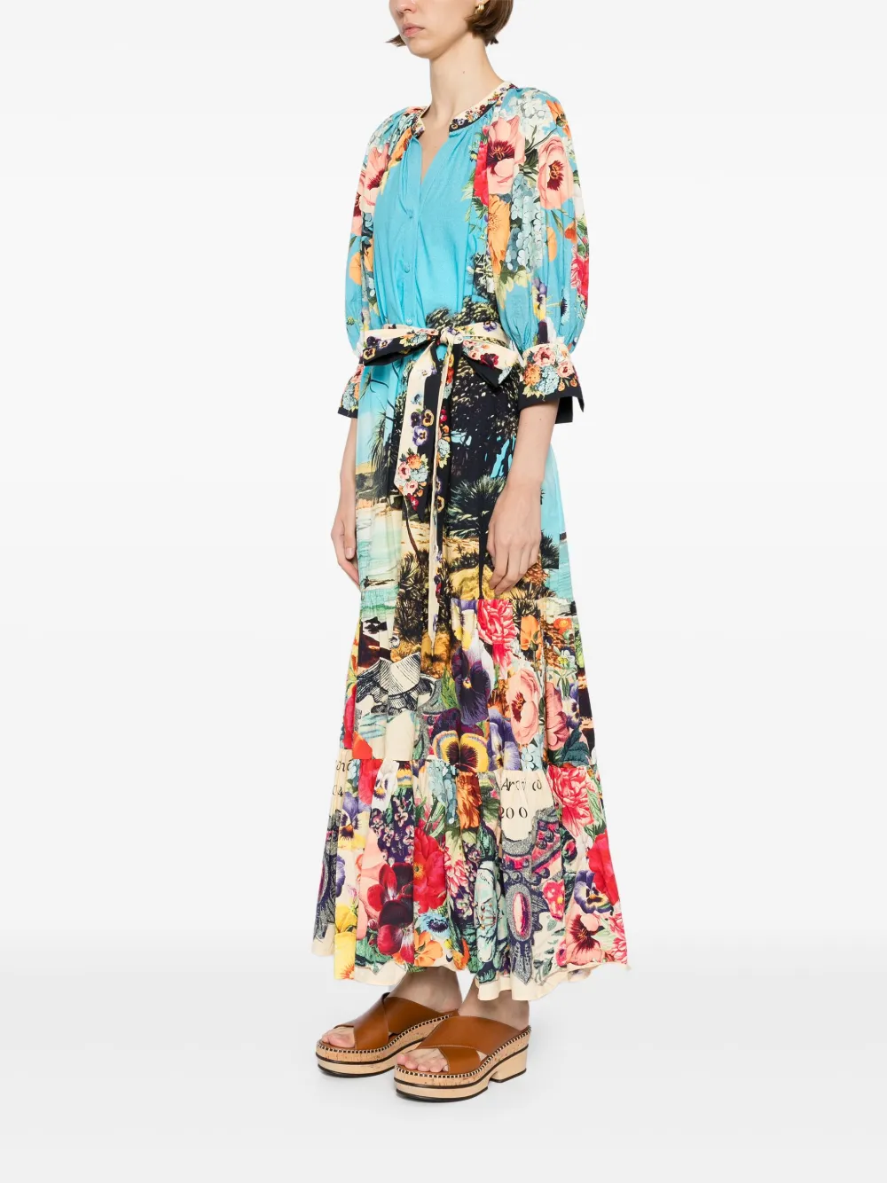 Camilla Bathing Bombshell blousejurk Blauw