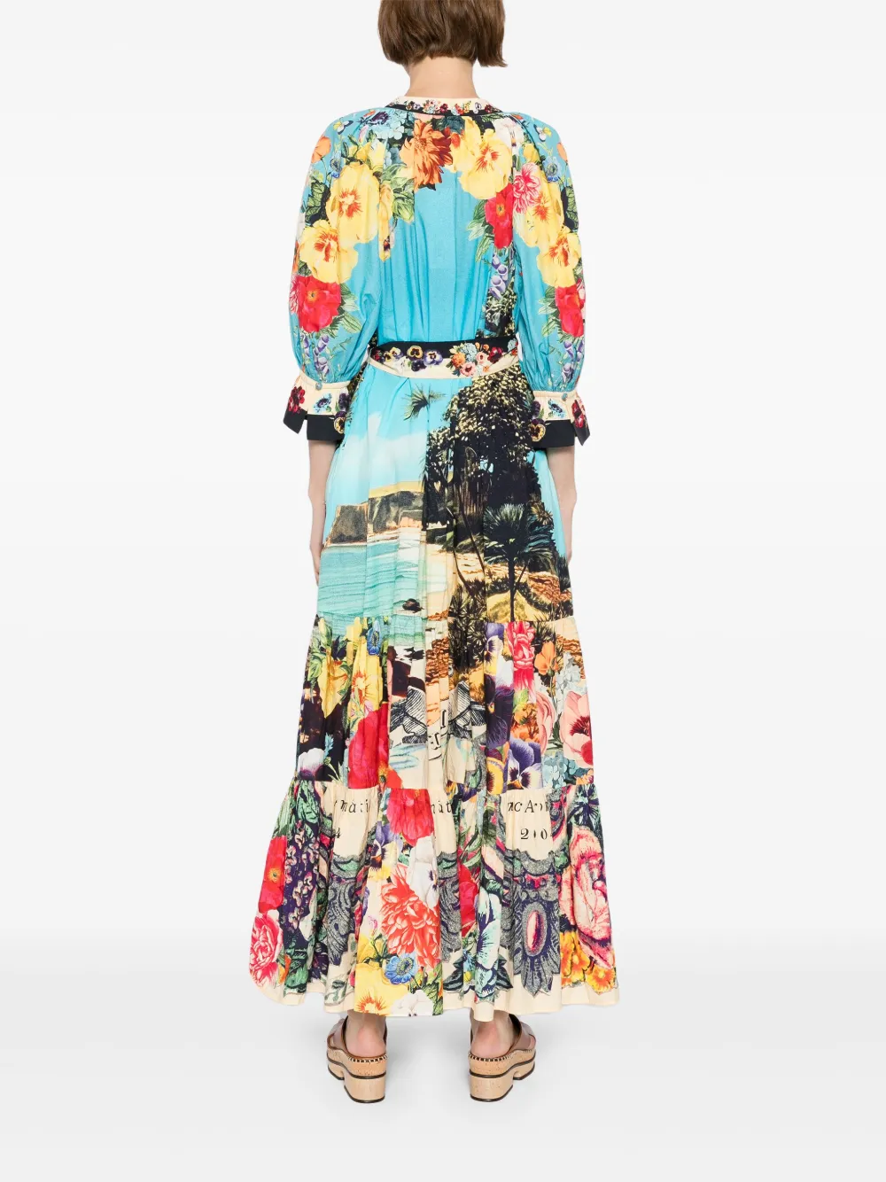 Camilla Bathing Bombshell blousejurk Blauw
