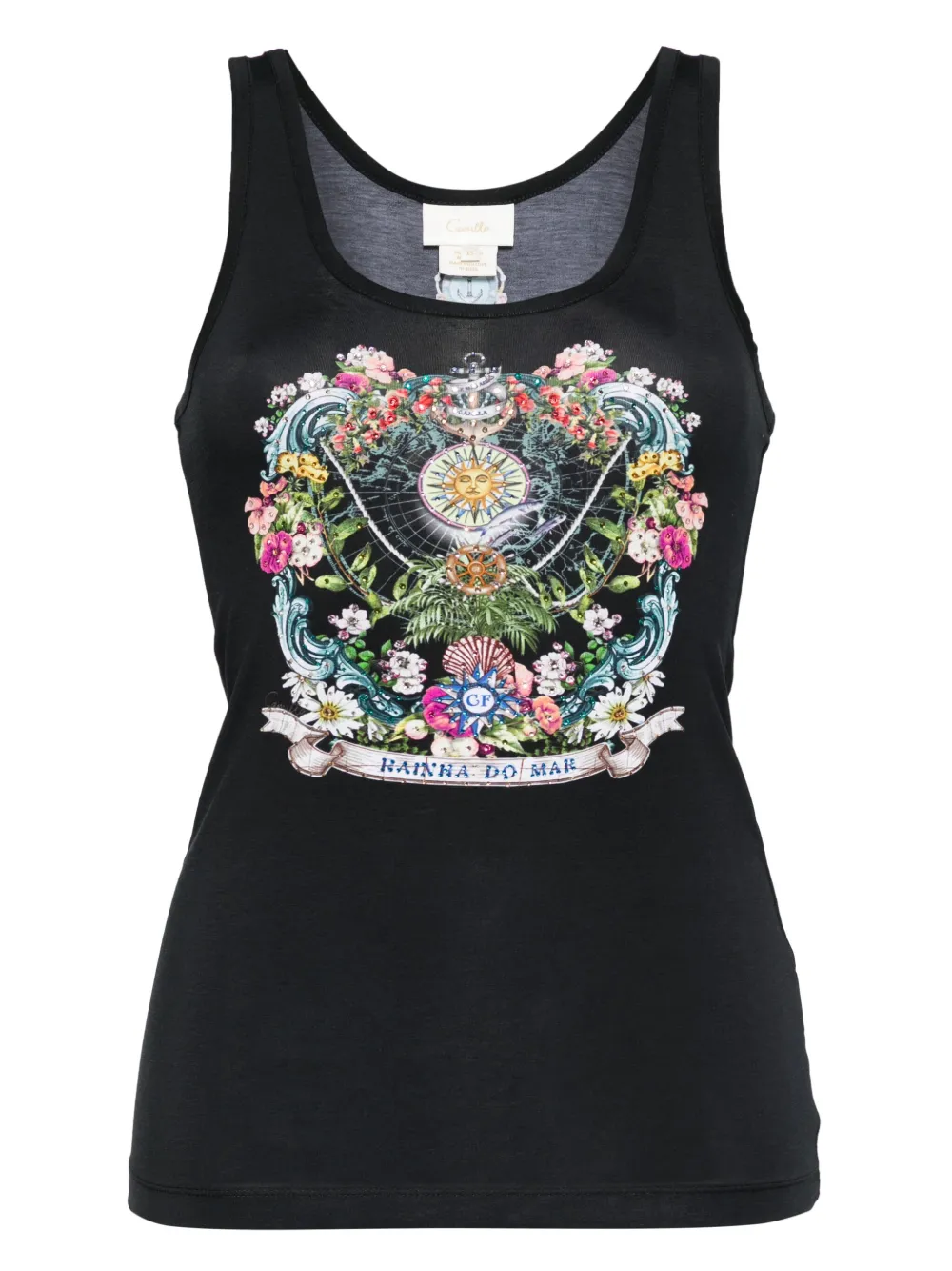 Folk Afloat tank top