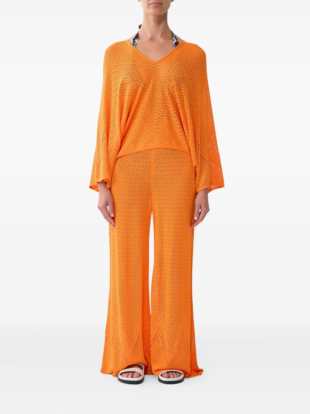 Camilla Basked In Baroque blouse - Oranje