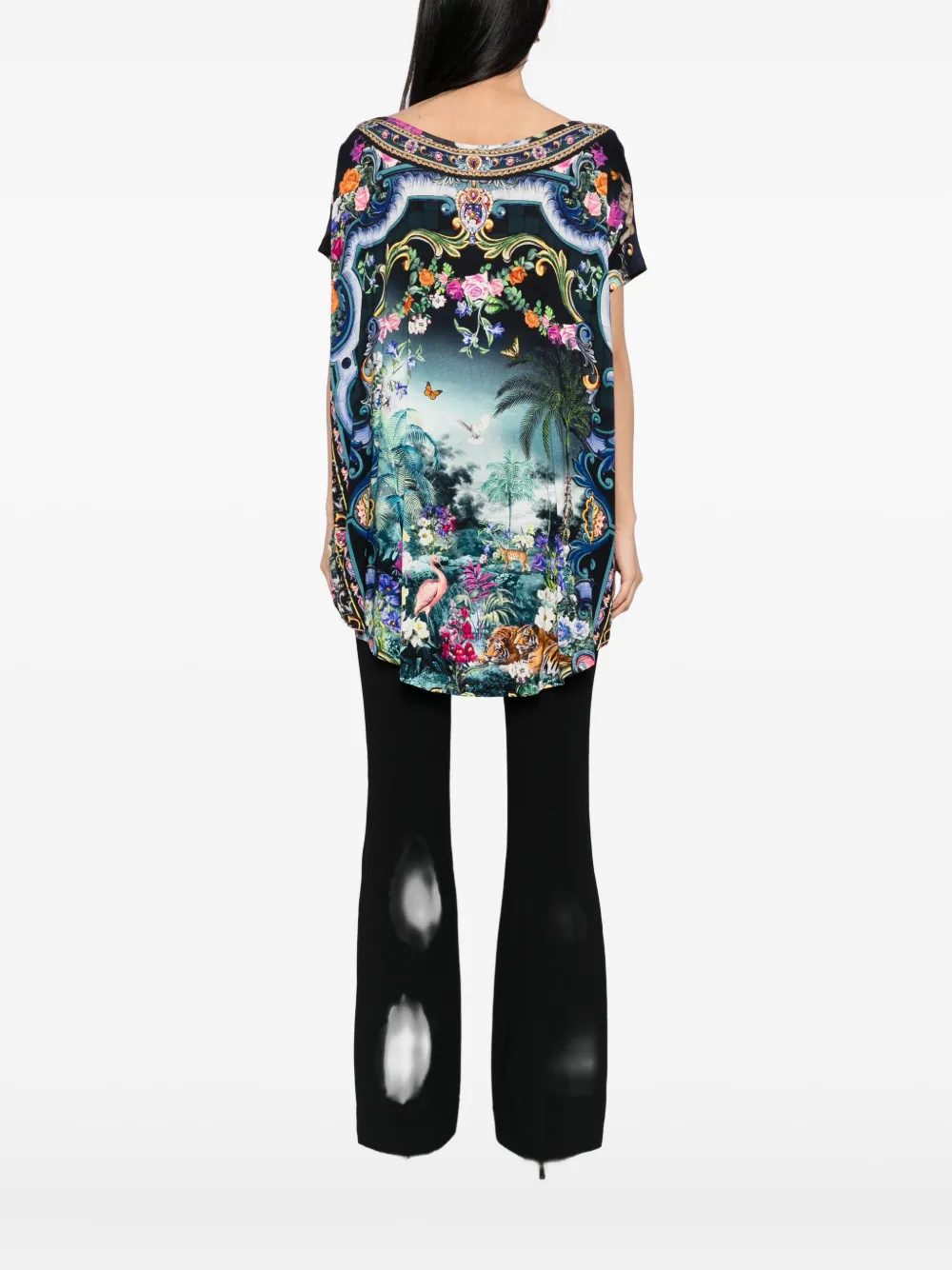 Camilla Basked In Baroque T-shirt In Multi