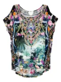 Camilla Basked In Baroque T-shirt - Blue
