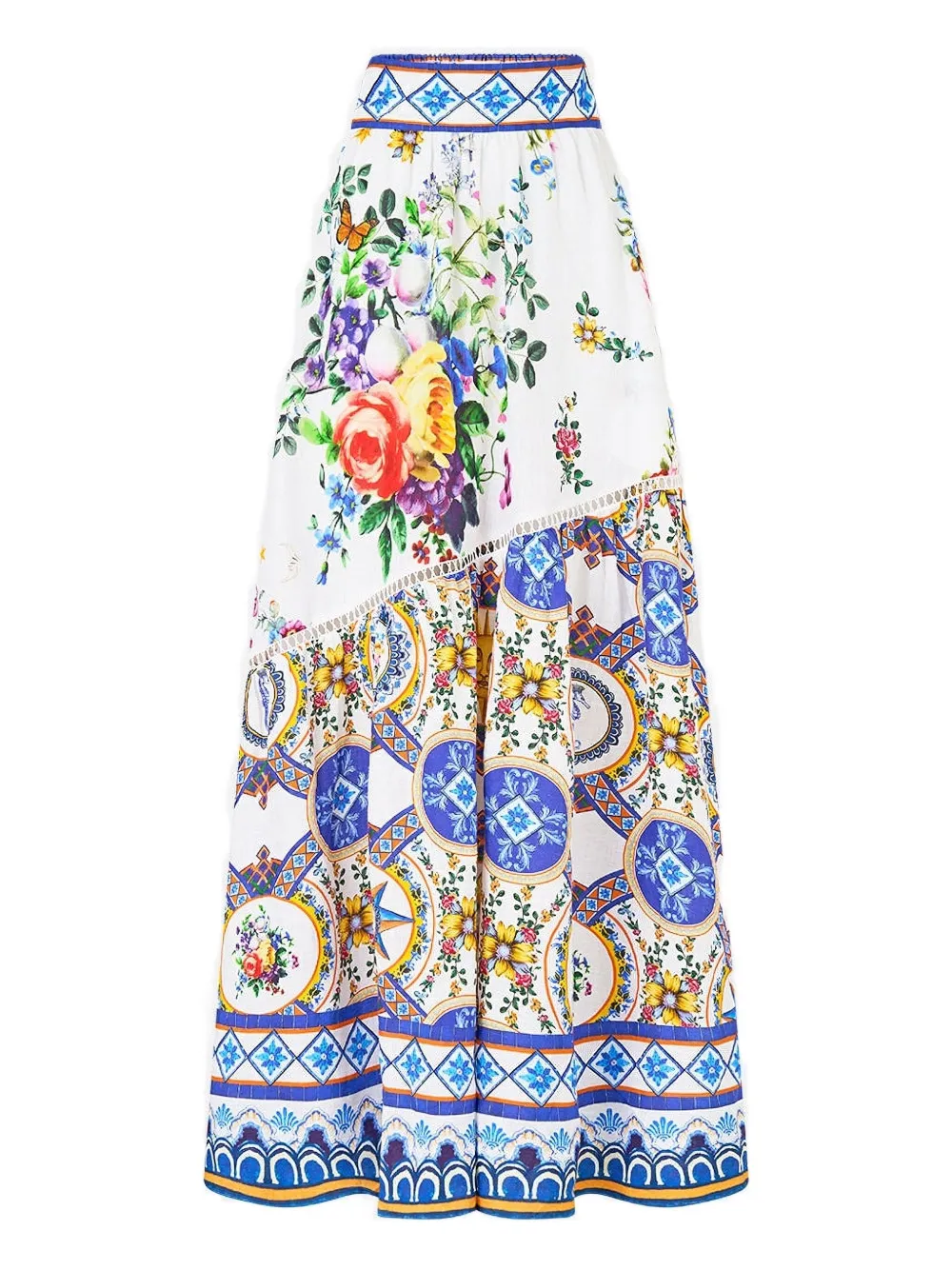 Camilla Tiles Darls skirt - Bianco