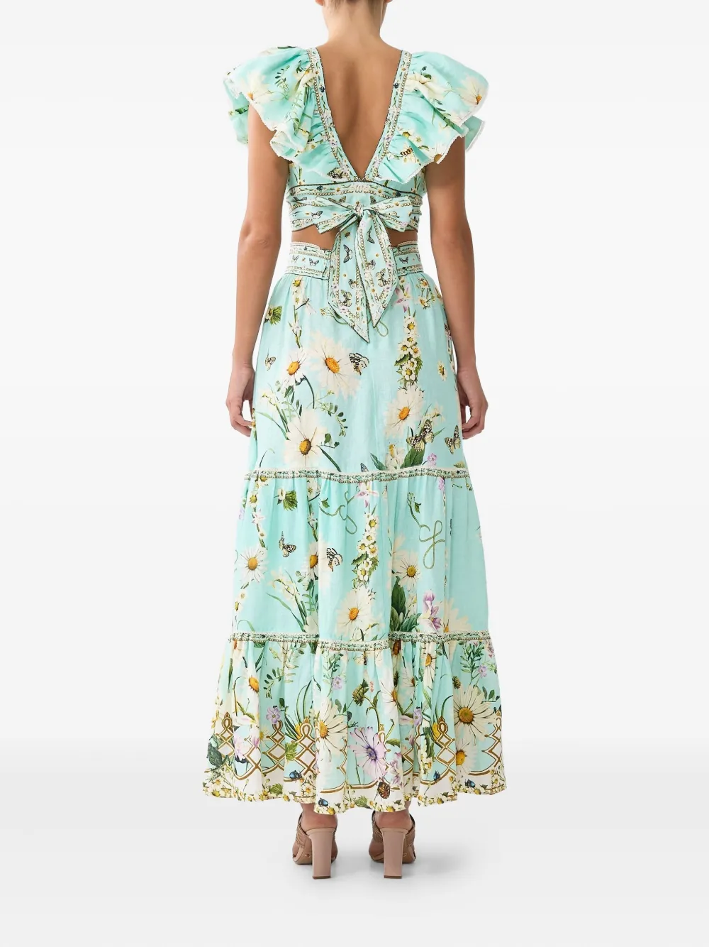 Camilla Free Fall high waist rok Groen