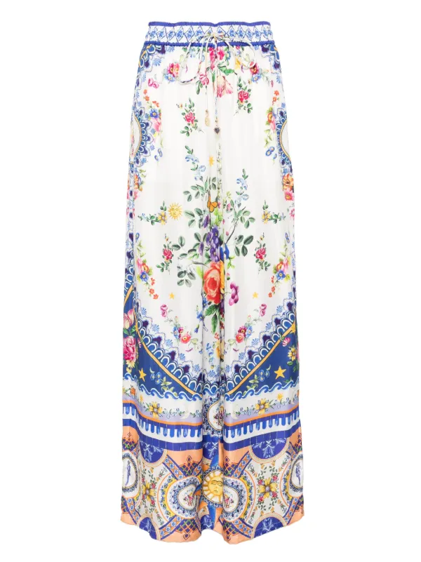 Camilla Tiles Darls Trousers in White