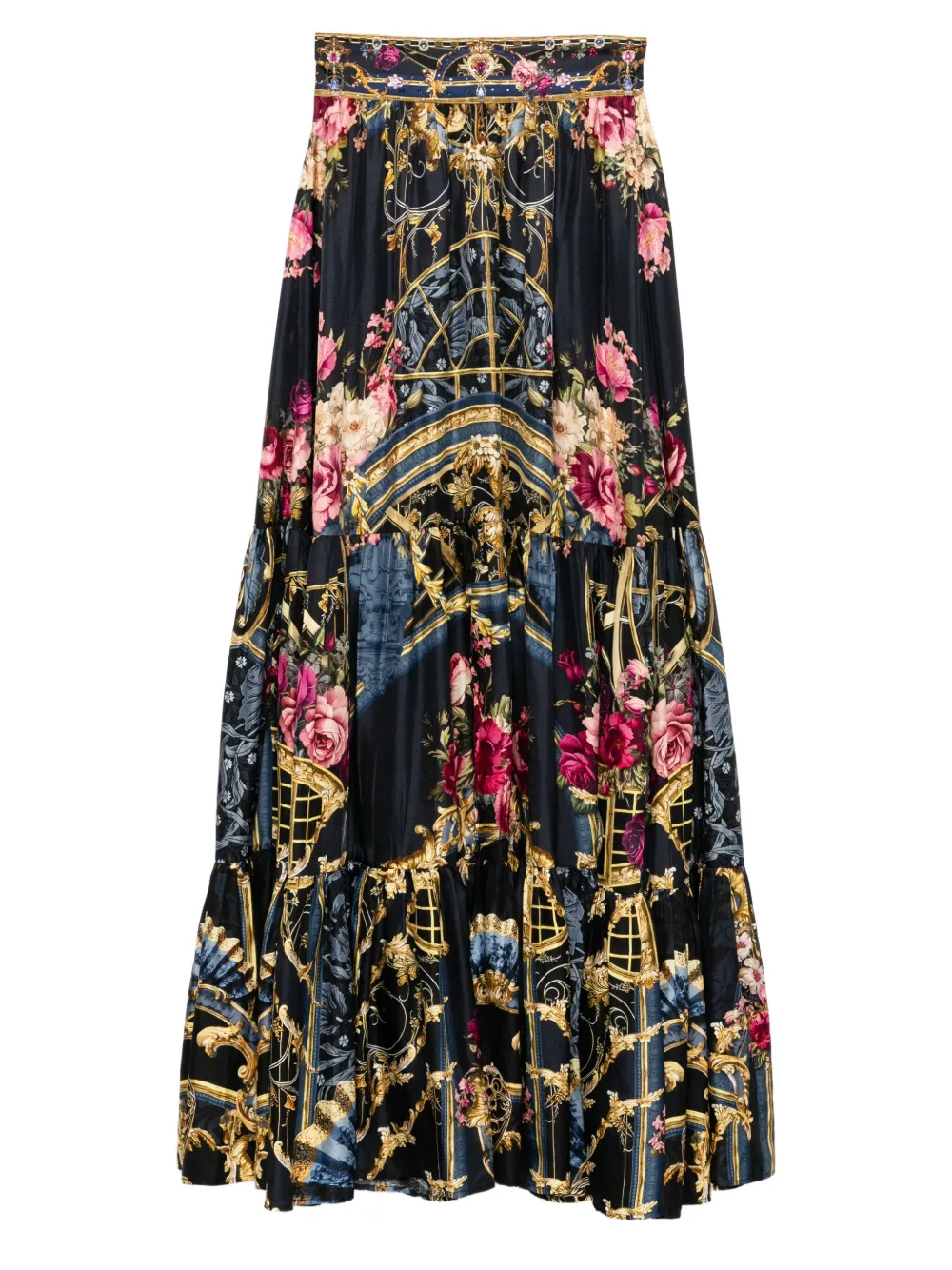 Camilla Ornate On A Plate skirt Zwart