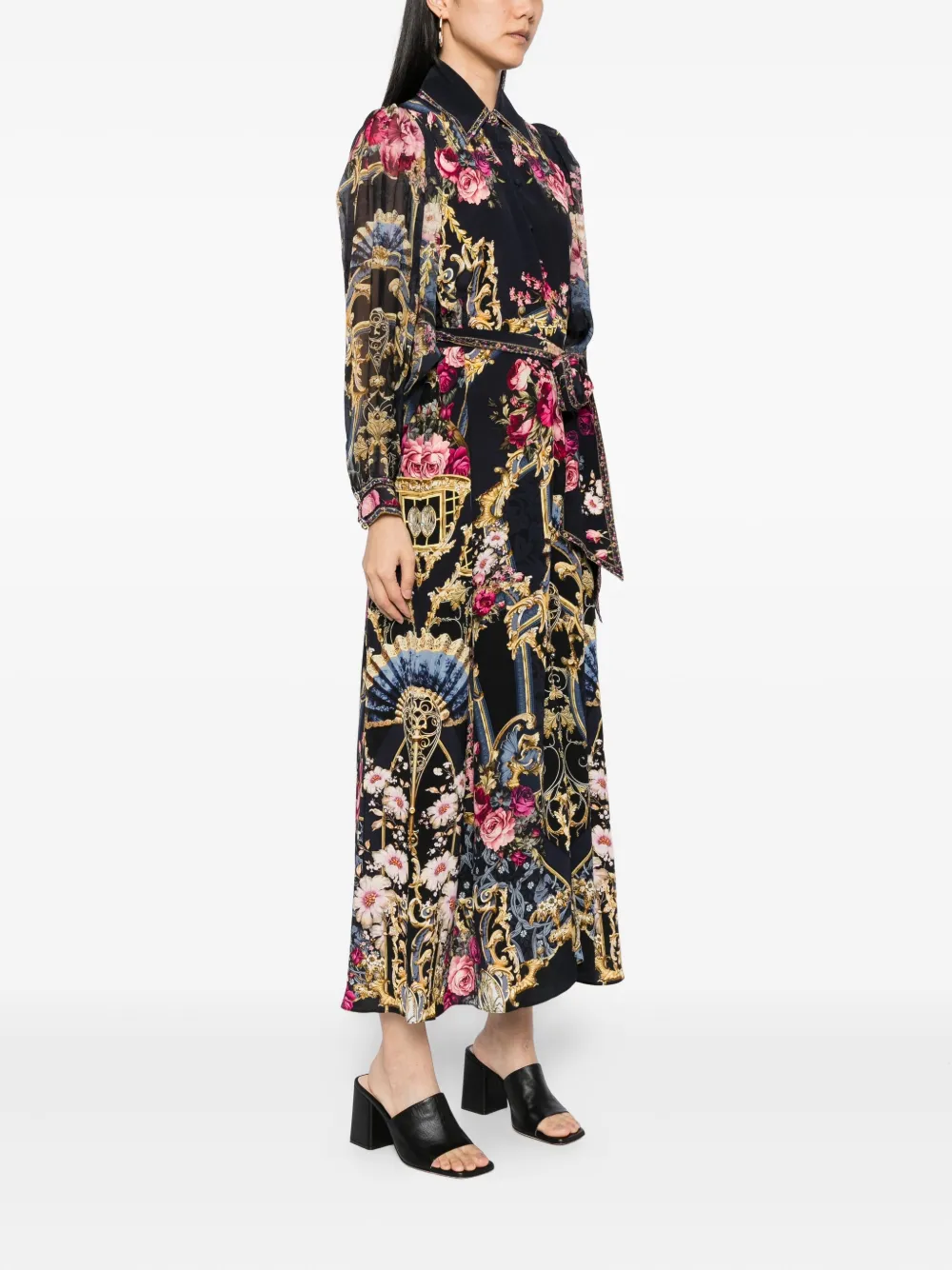 Camilla Ornate On A Plate dress Zwart