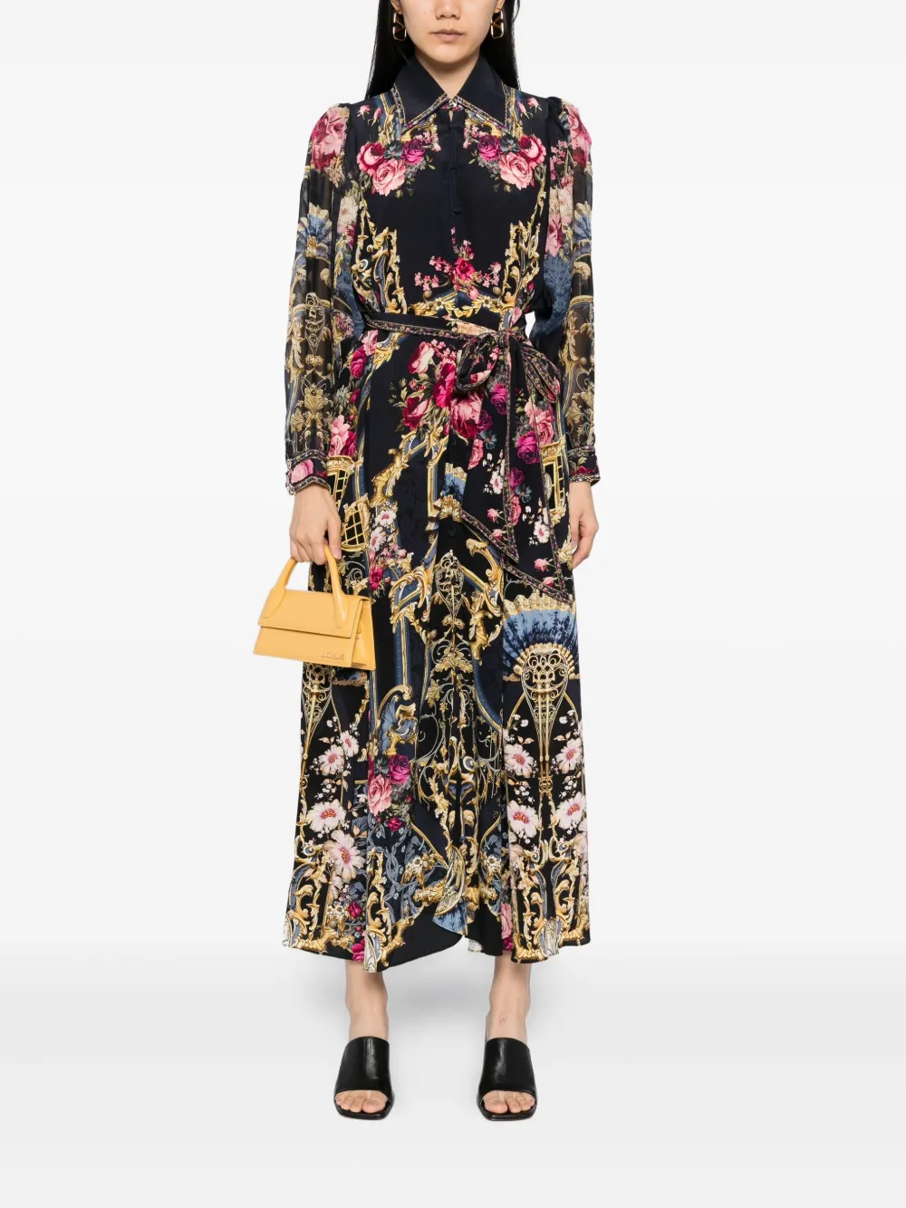 Camilla Ornate On A Plate dress Zwart