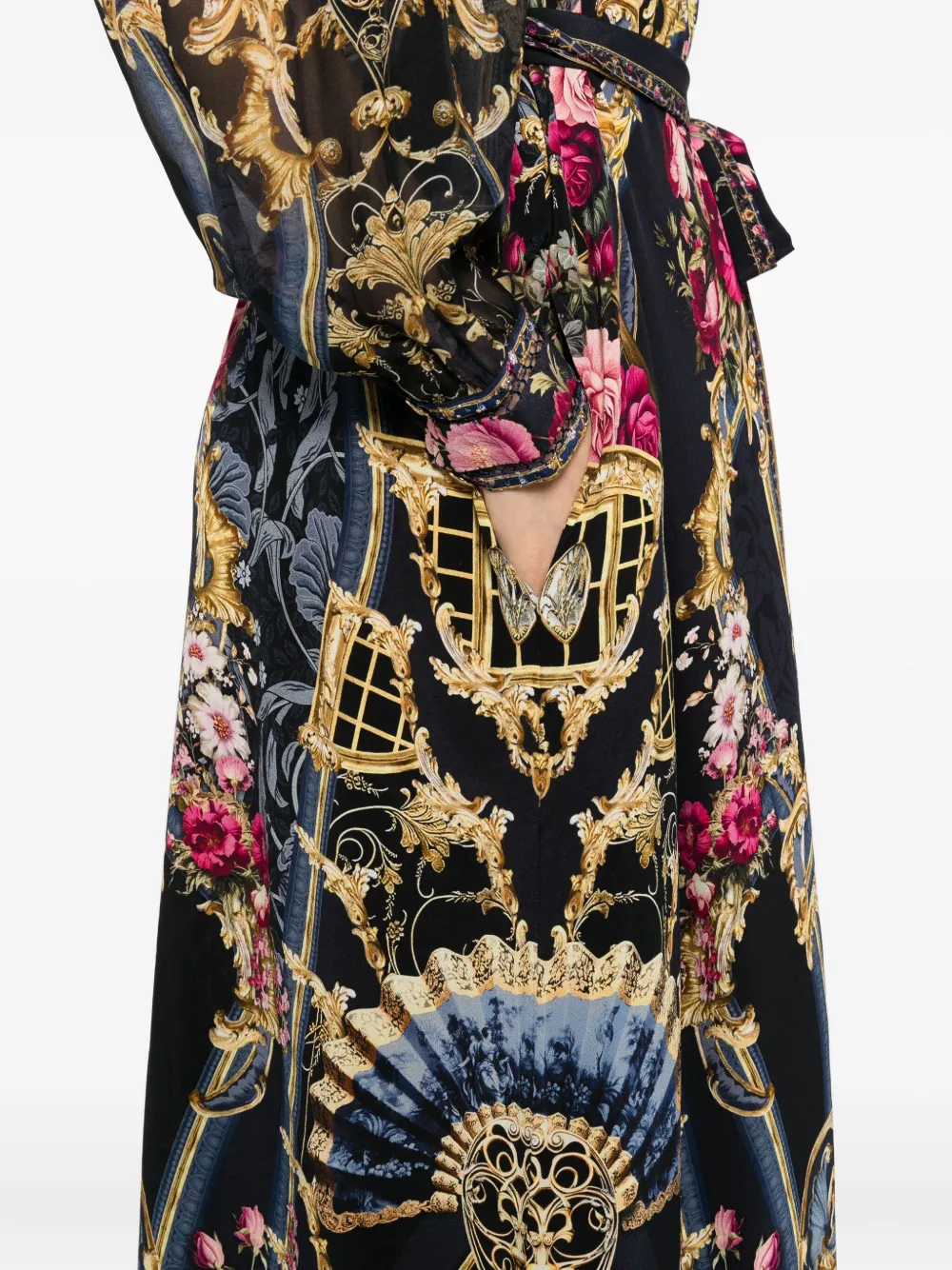 Camilla Ornate On A Plate dress Zwart