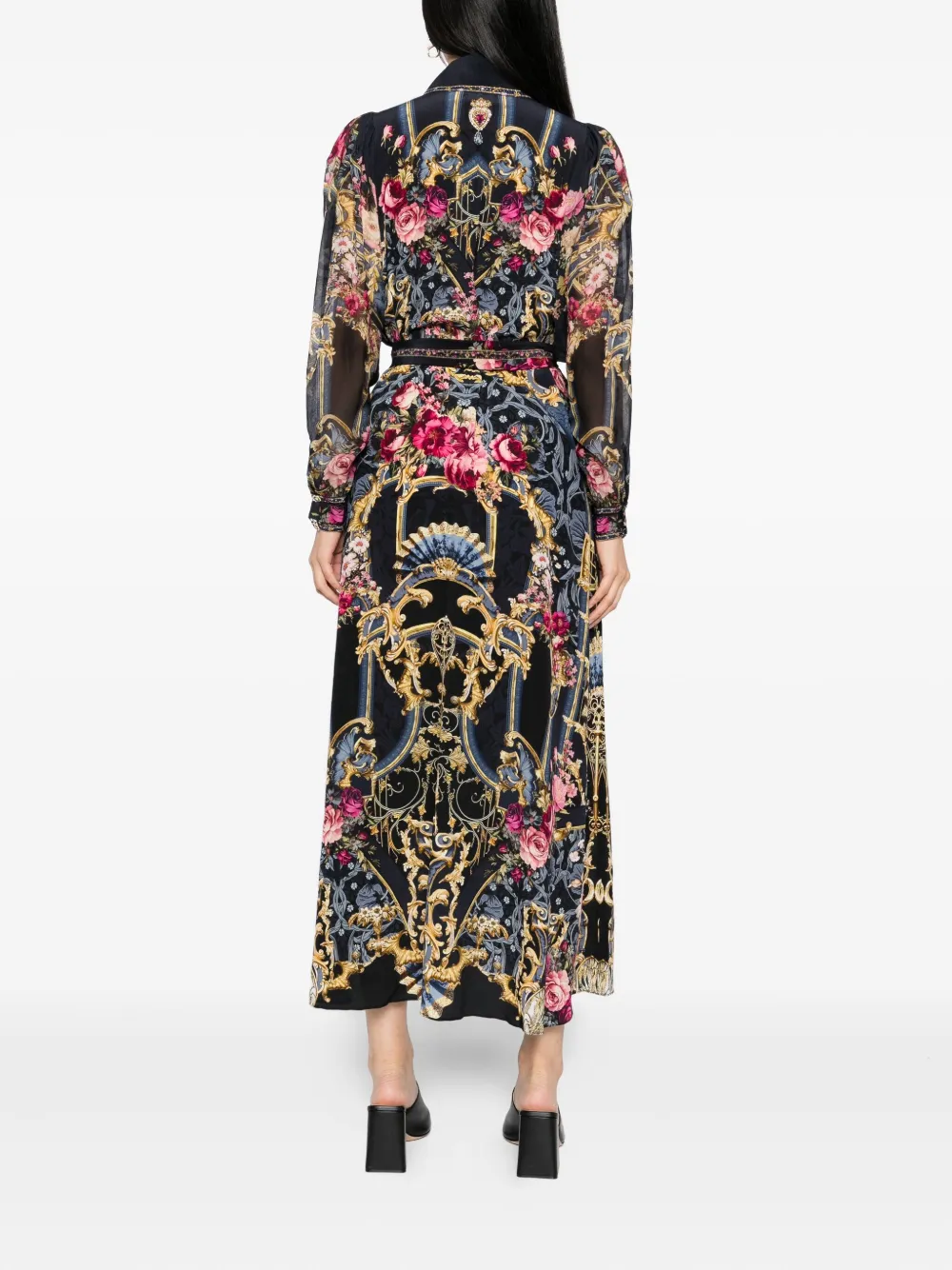 Camilla Ornate On A Plate dress Zwart