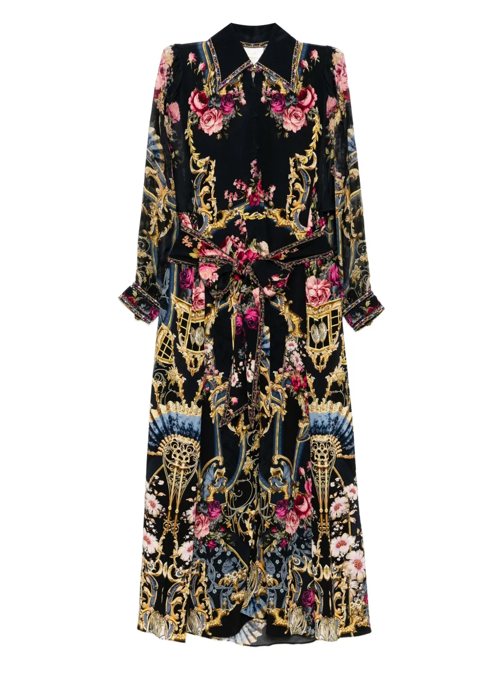 Camilla Ornate On A Plate dress Zwart
