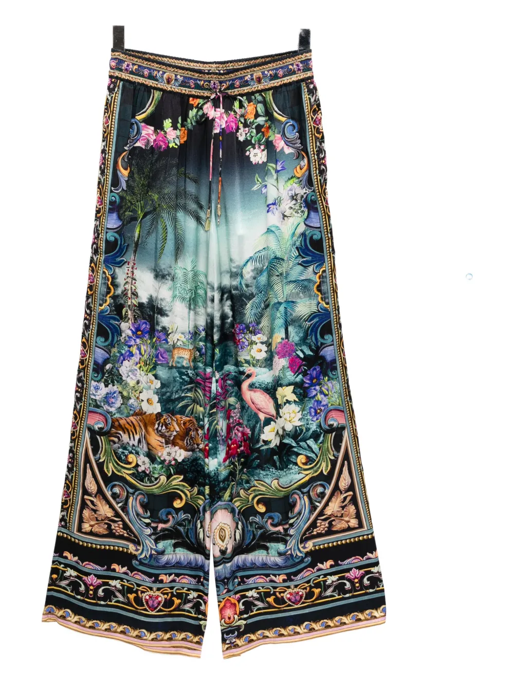 Camilla Basked In Baroque pants Zwart