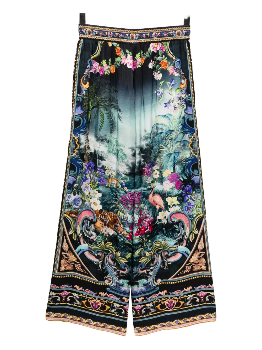 Camilla Basked In Baroque pants Zwart