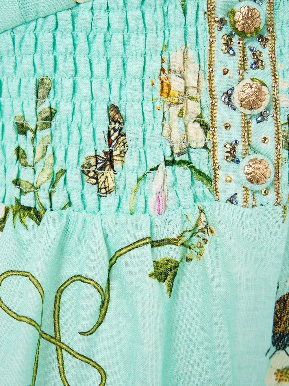 Camilla Freefall midi-jurk Groen