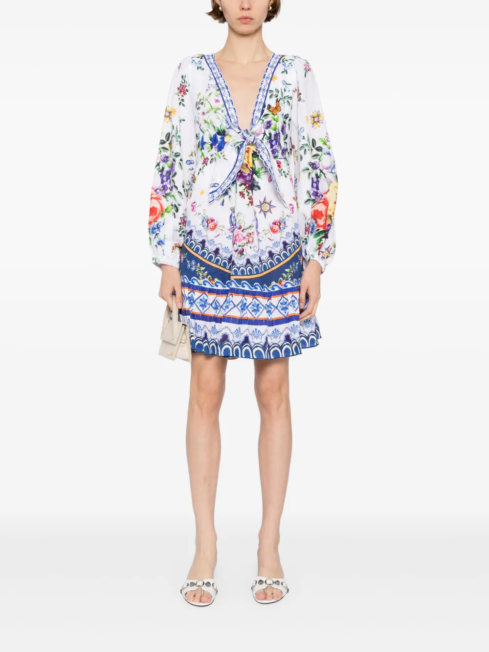 Camilla Tiles Darls blousejurk - Wit