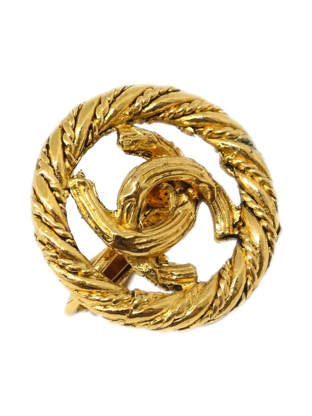 Pre-owned Chanel 1990-2000s Cc Clip-on Earrings