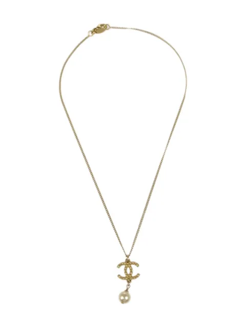 CHANEL Pre-Owned قلادة بدلاية CC المميزة 2009
