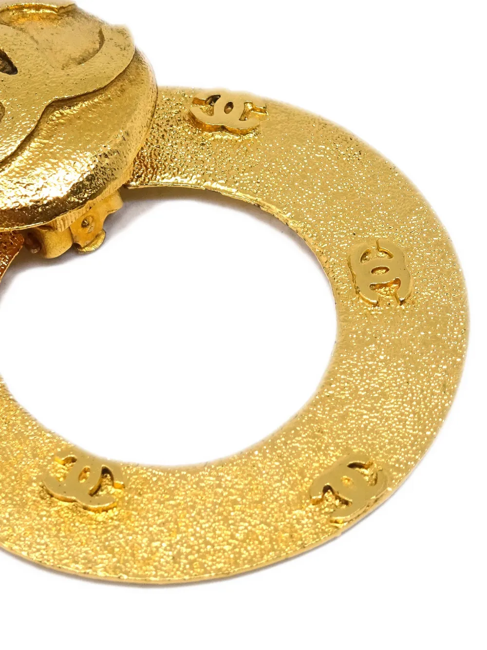 Pre-owned Chanel 1990-2000s Cc Clip-on Earrings