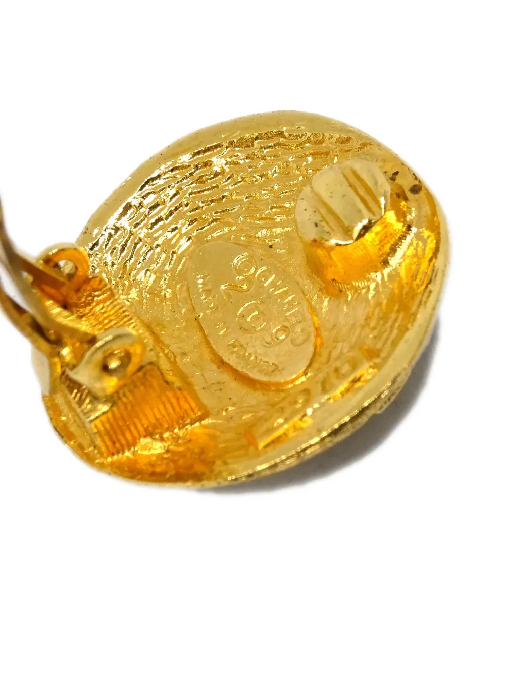 Pre-owned Chanel 1990-2000s Cc Clip-on Earrings