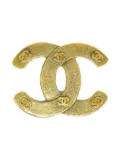 CHANEL Pre-Owned 1990-2000s CC logo brooch - Gold