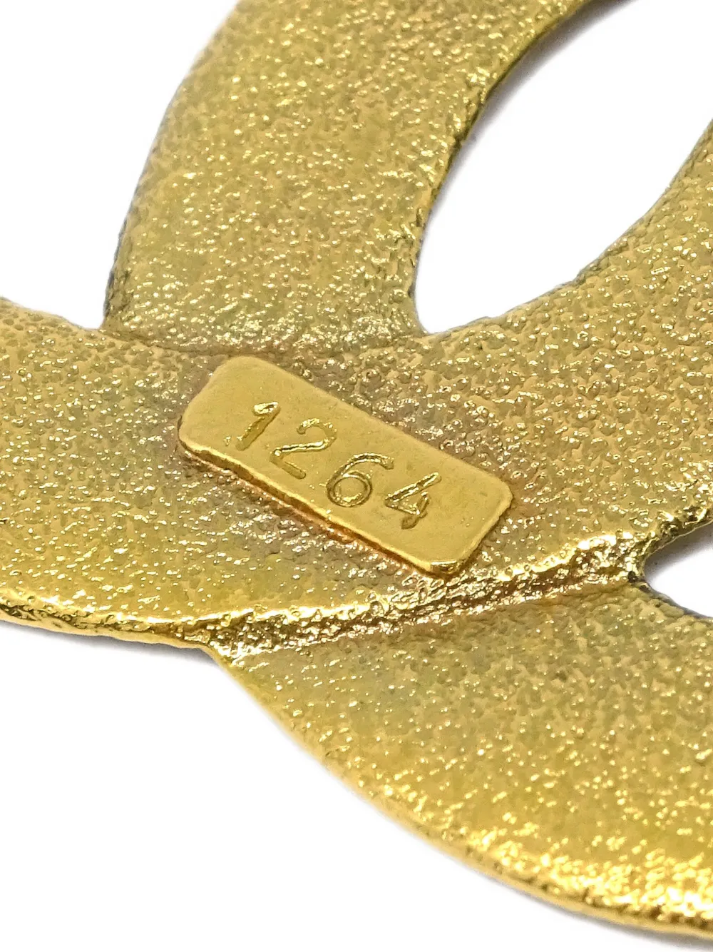 Pre-owned Chanel 1990-2000s Cc Logo Brooch