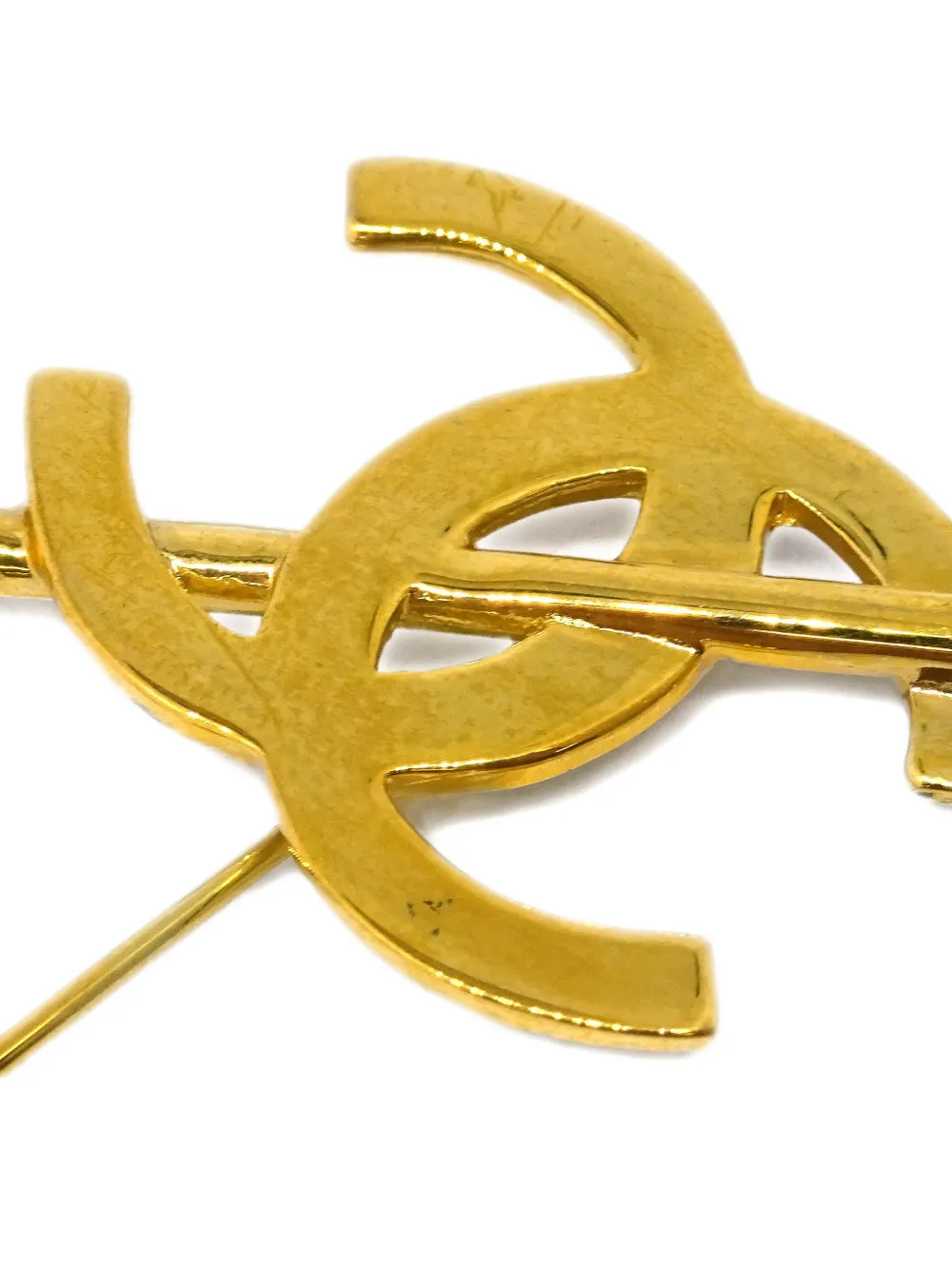 Pre-owned Chanel 1990-2000s Cc Arrow Brooch