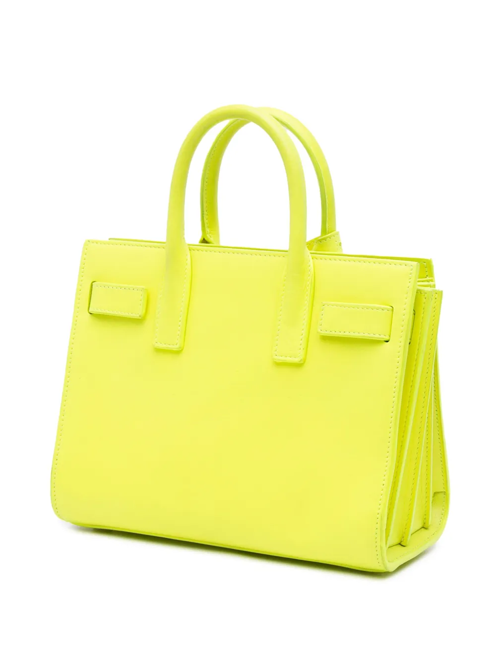 Pre-owned Saint Laurent 2014 Nano Leather Sac De Jour Satchel