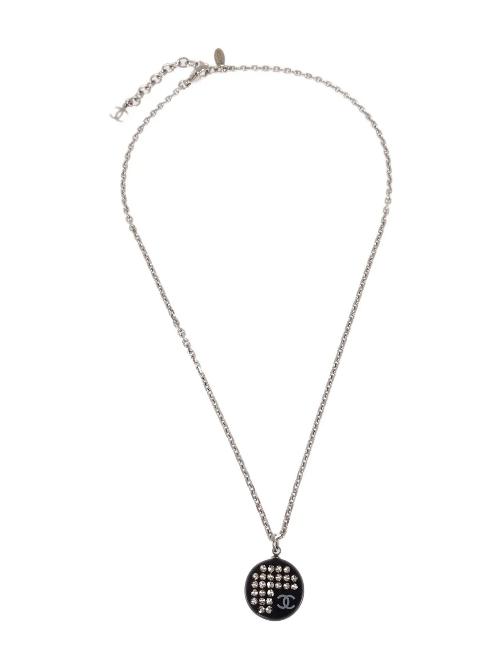 CHANEL Pre-Owned 2005 メダリオンペンダント ネックレス - シルバートーン CHANEL Pre-Owned 2005 メダリオンペンダント ネックレス - シルバートーン