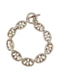 Hermès Pre-Owned 1990-2000s H-logo chain bracelet - Silver